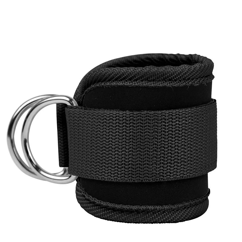 Gym ankle straps double adjustable D-Ring